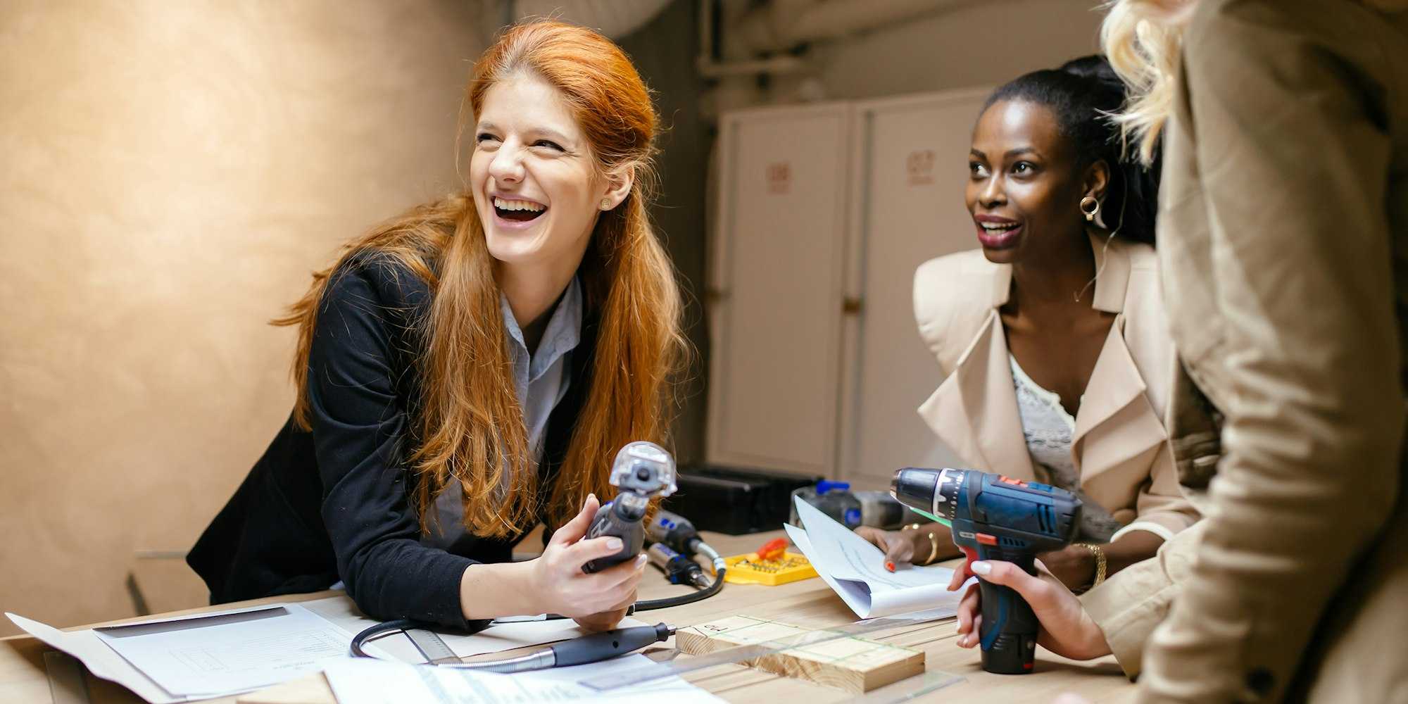 Culture at work - women chatting