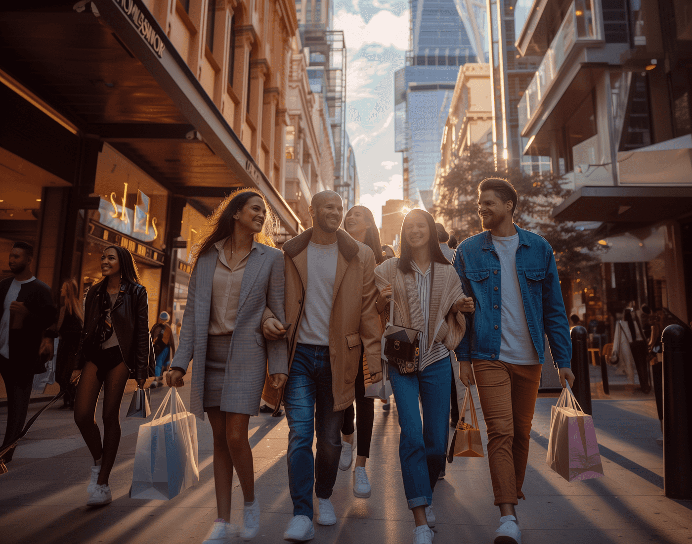 Customers Shopping in Sydney