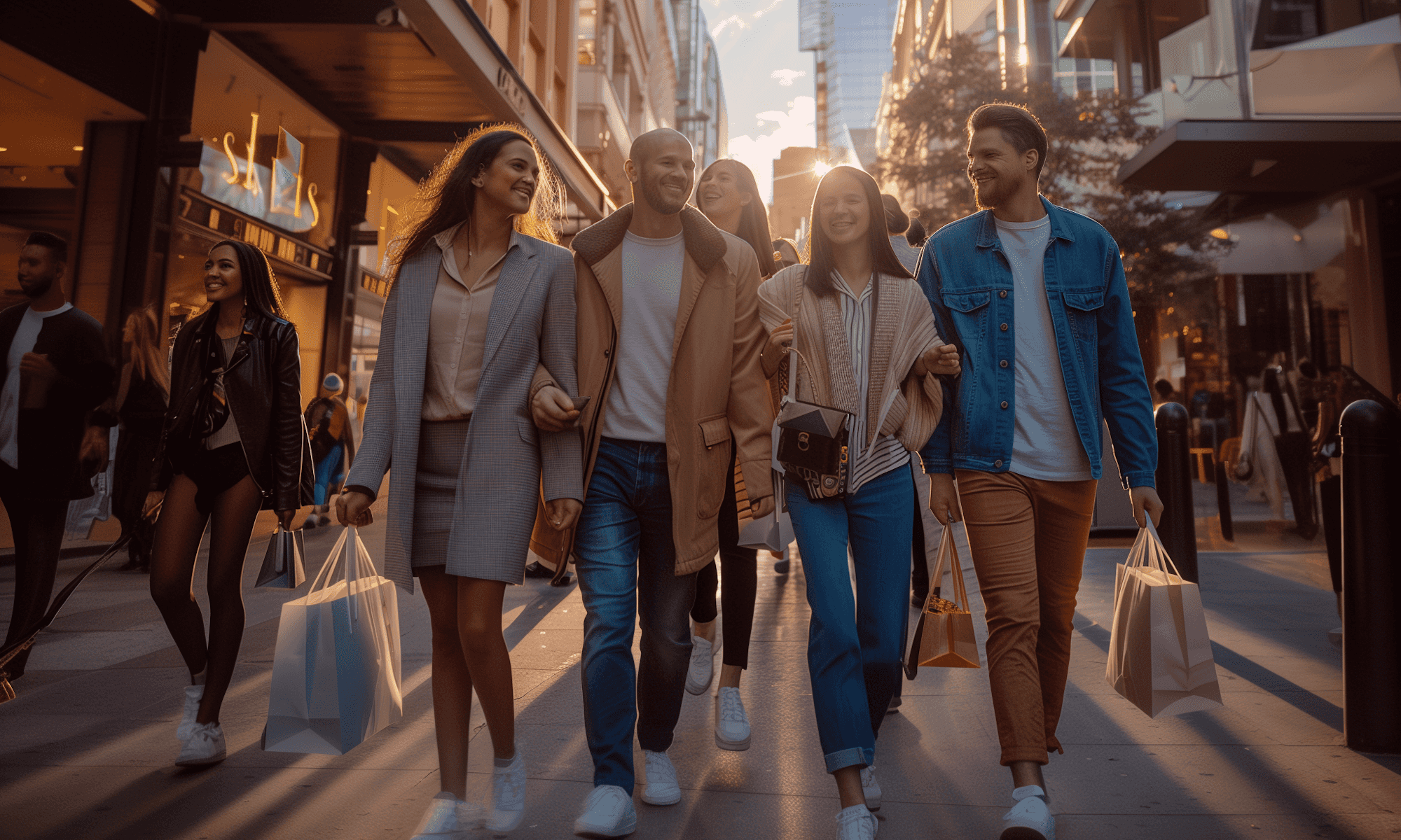 Customers Shopping in Sydney