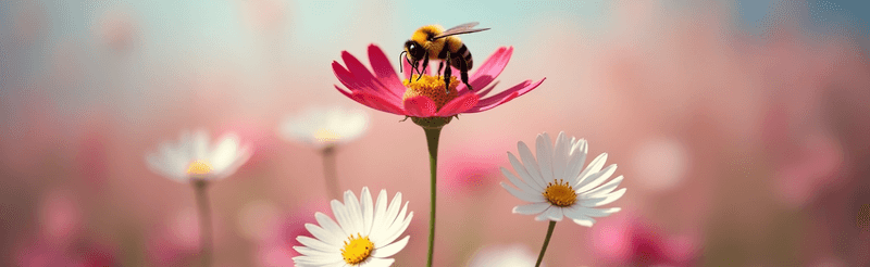 Bee on flower