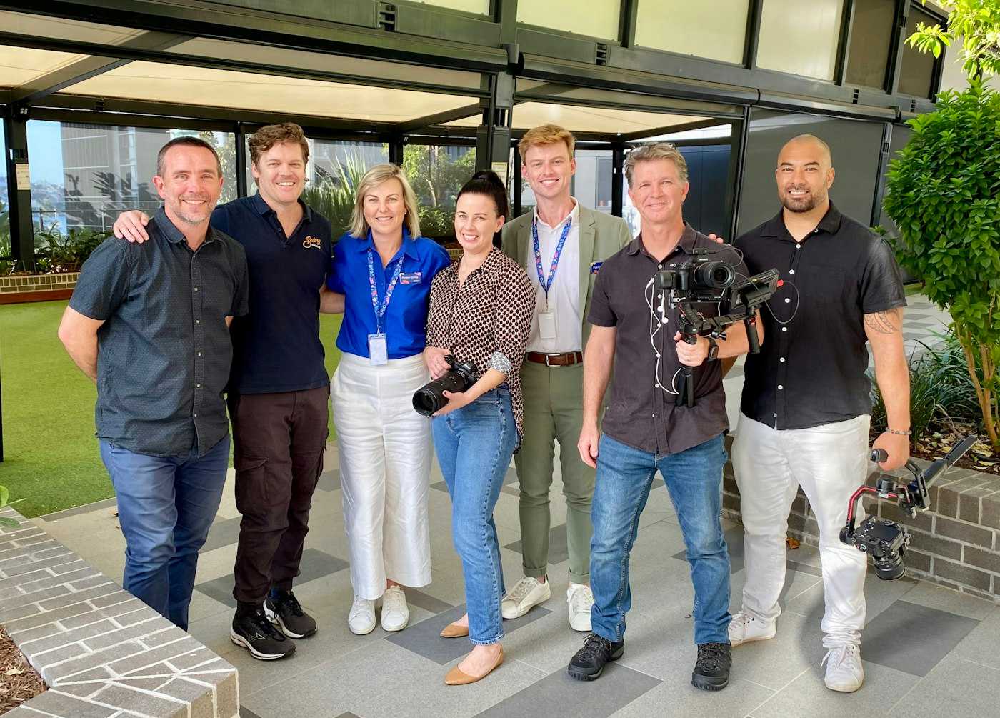 Kirsten with Video Crew