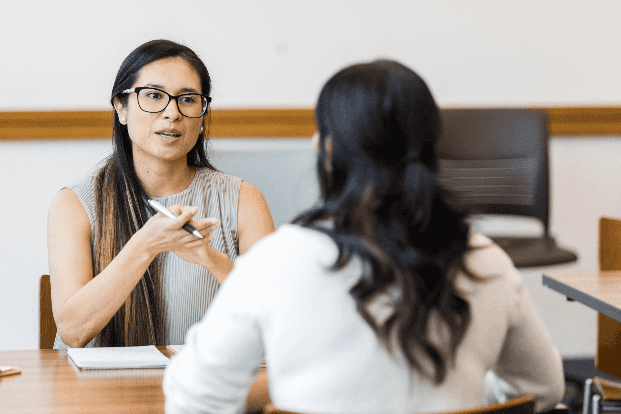 Manager during performance review