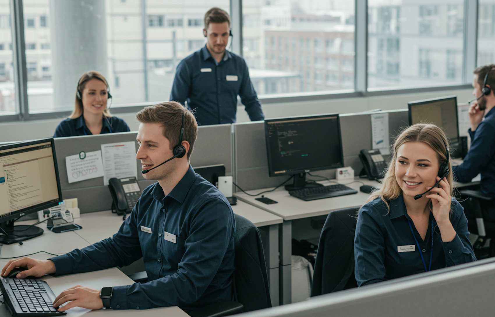 Customer service at a call centre