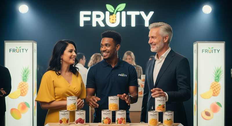 A customer, employee, and partner interacting happily with branded products, representing alignment and belonging across all stakeholders.